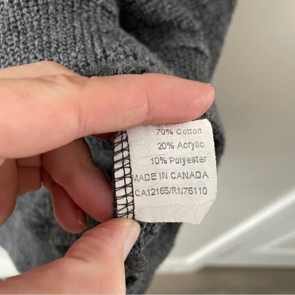 VINTAGE tosani textured knit oversized sweater XL - Picture 6 of 8